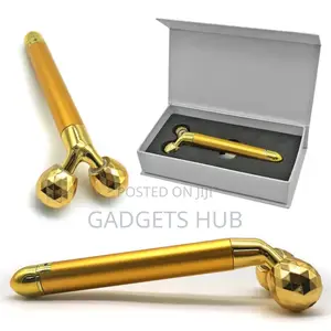 2in1 Energy Beauty Bar Golden Pulse Facial Massager 3d