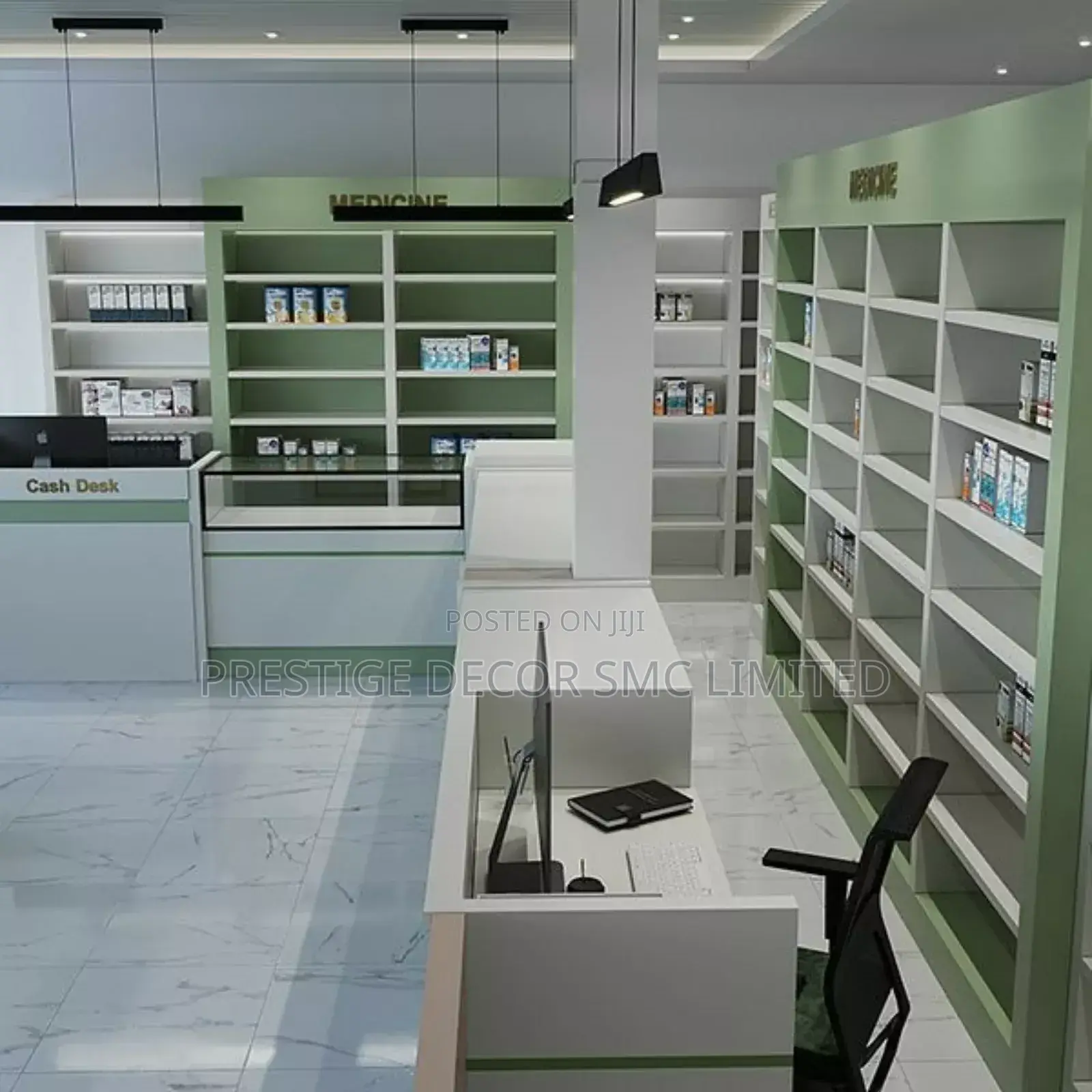 Iconic Pharmacy Shelves