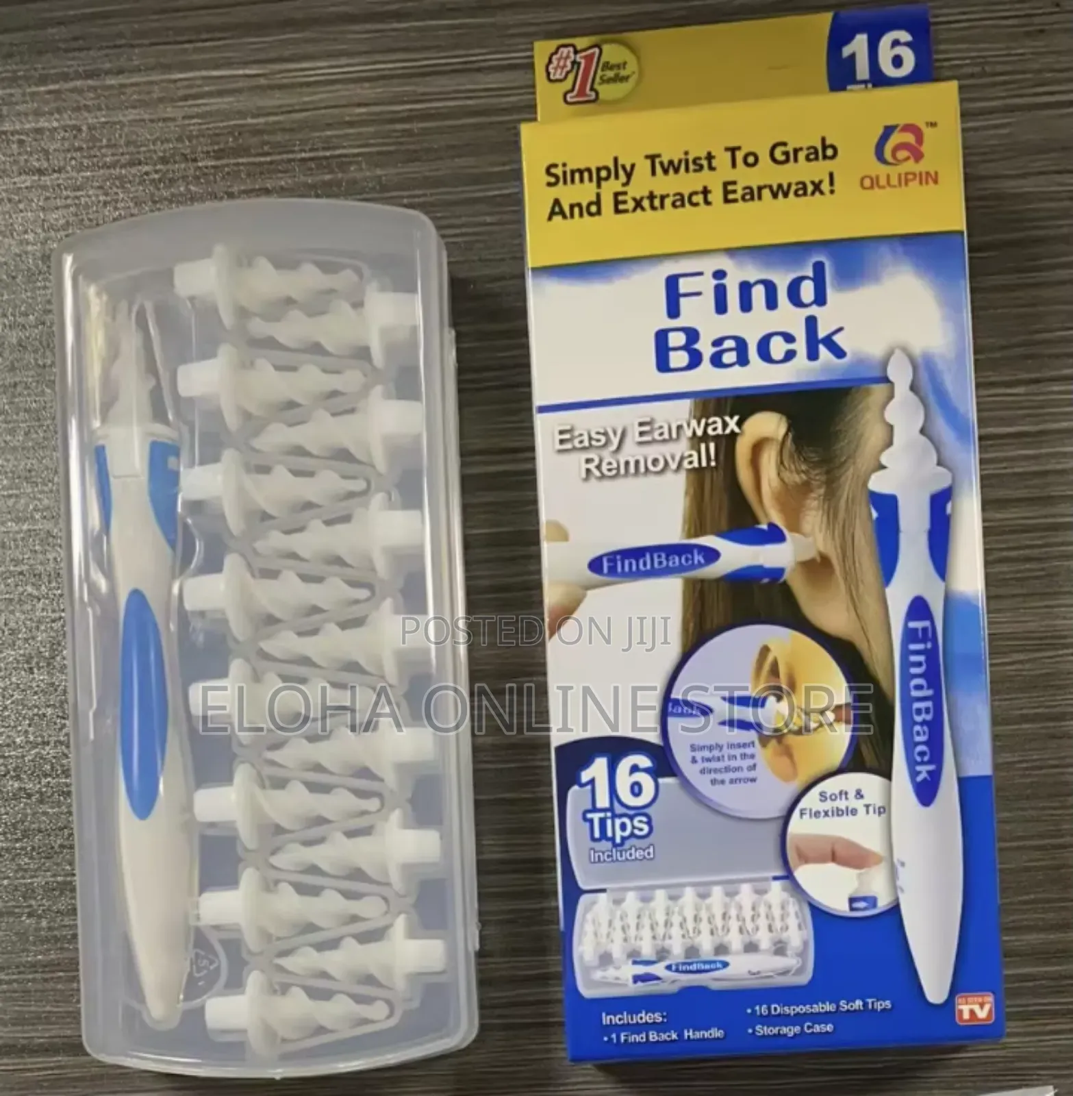 Silicone Find Back Easy Earwax Removal Tool