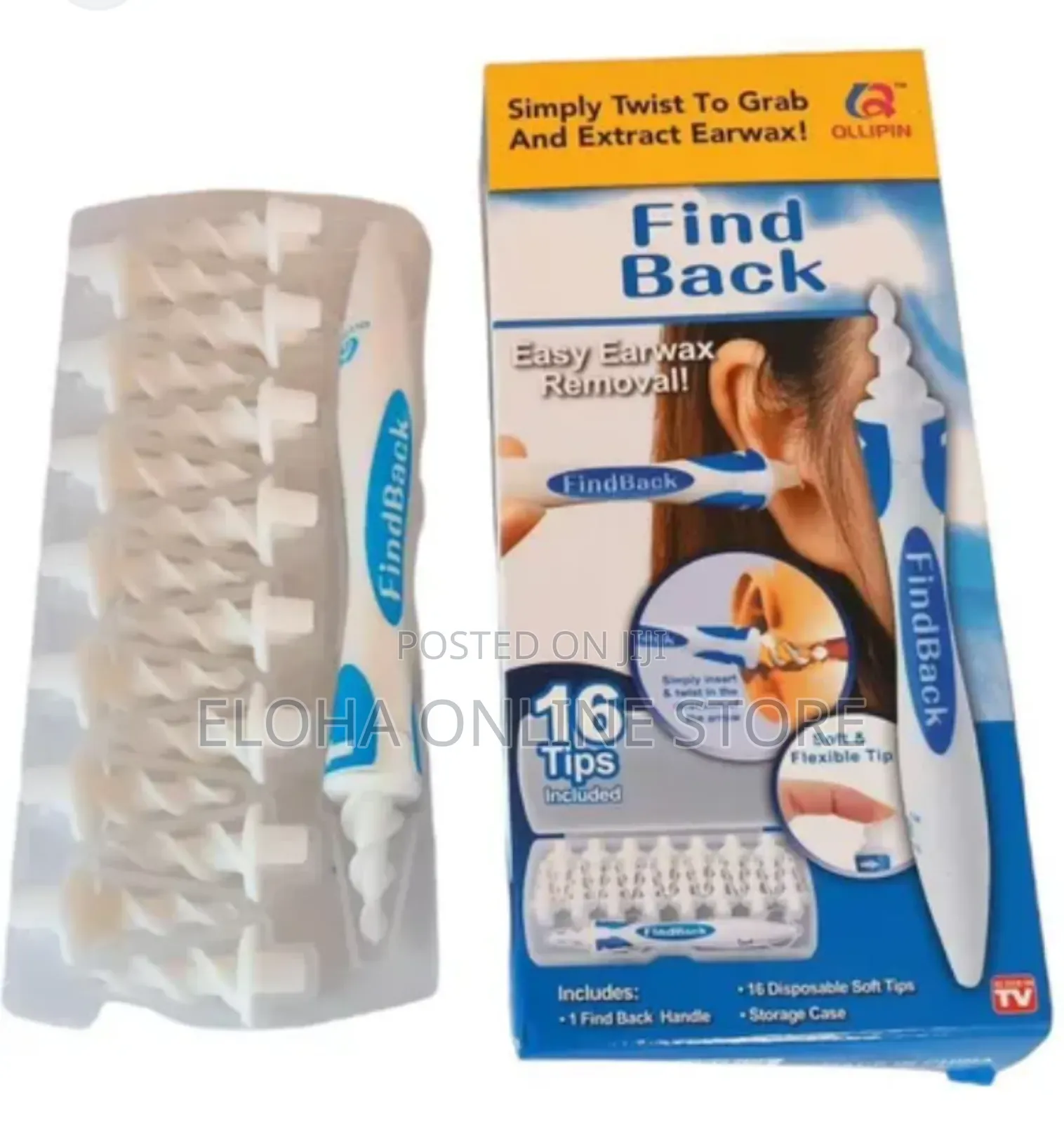 Silicone Find Back Easy Earwax Removal Tool