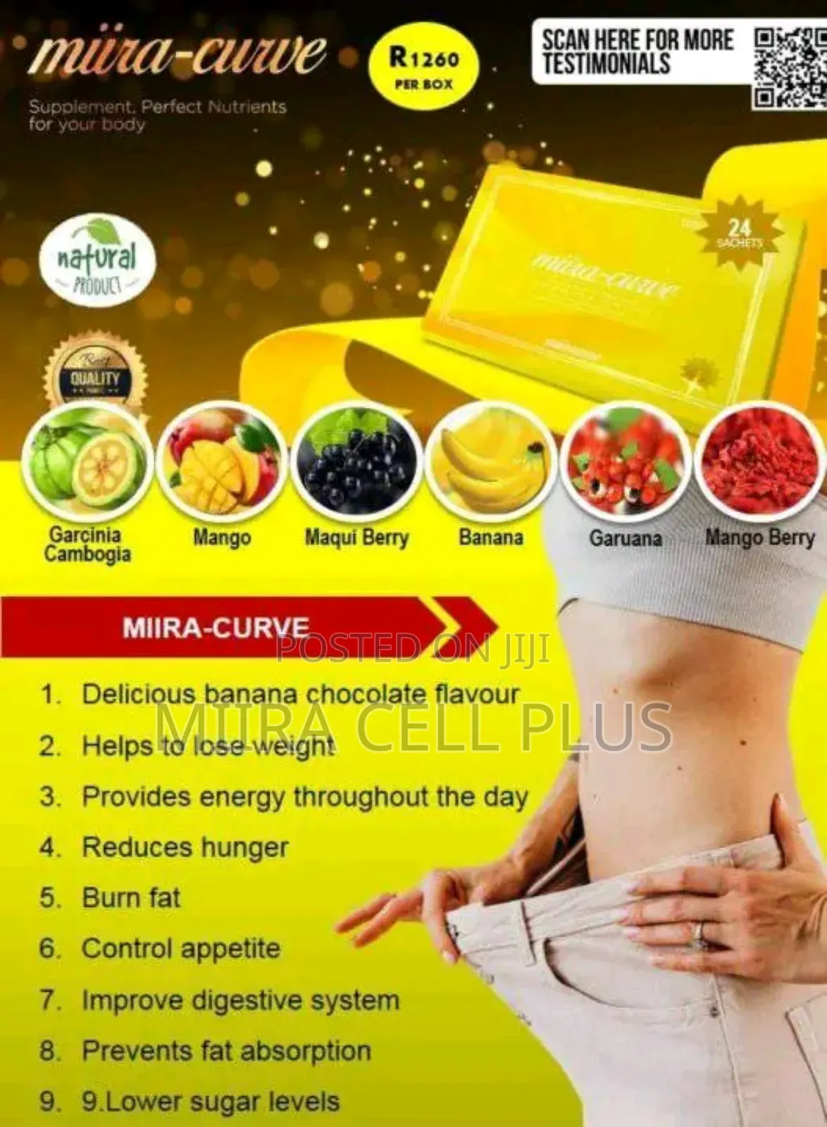 Miira Curve ,Body Weight Loss, Burns Upper Fats Back Fats