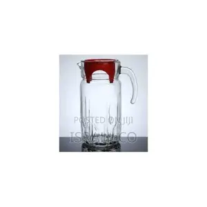 7 Piece Pitcher Water Set,1jug and 6juice Glasses Drinkware
