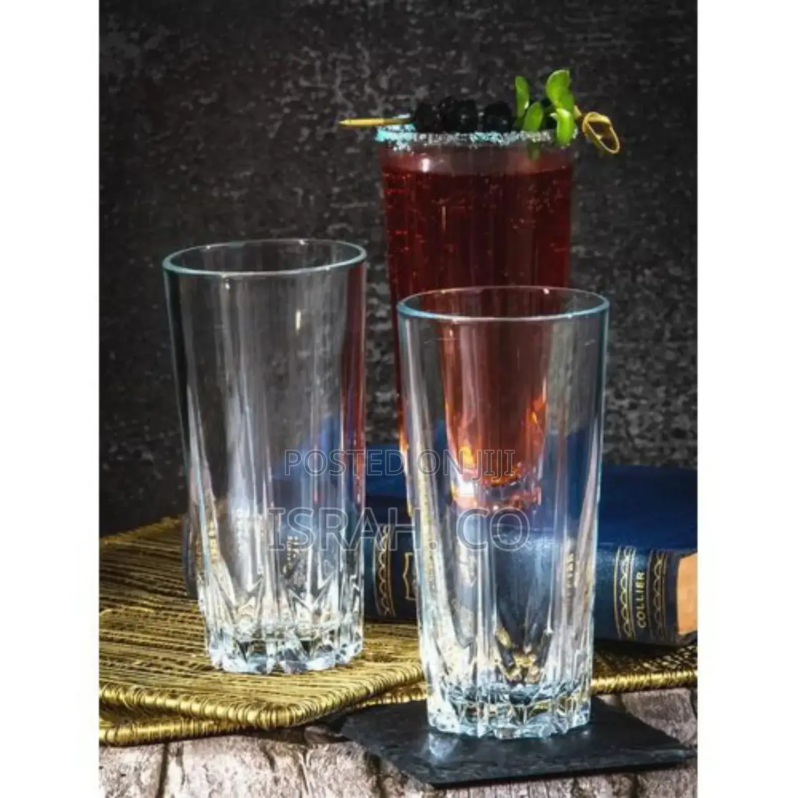 7 Piece Pitcher Water Set,1jug and 6juice Glasses Drinkware