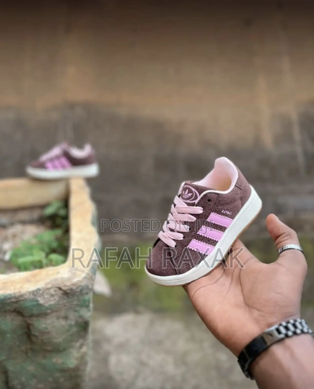 Original Kid’S Maroon Suede Adidas Campus Kid’S Sneakers
