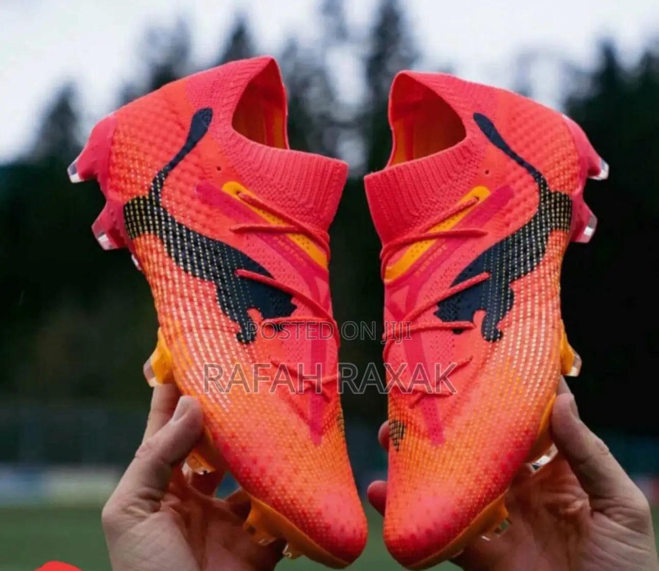 Original Orange Puma Future 7 Ultimate Fg/Ag Football Boots