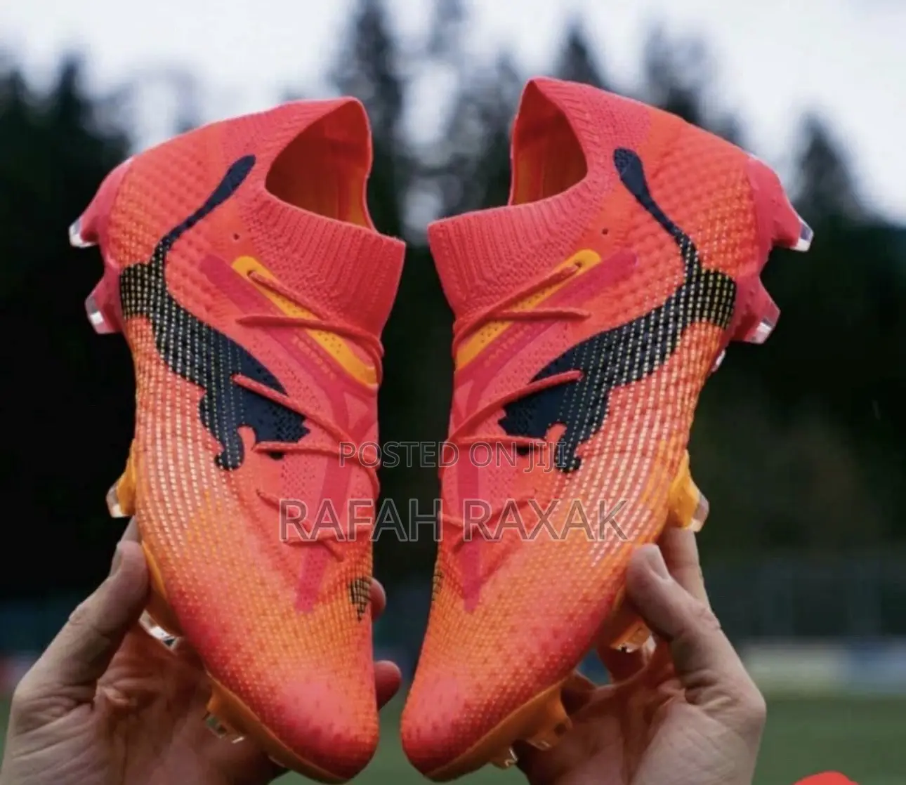 Original Orange Puma Future 7 Ultimate Fg/Ag Football Boots
