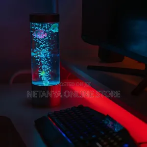 Aquatic Bubble Fish Table Lamp