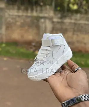 Original Kid’S Triple White Nike Air Force 1 High Kid’S Shoe