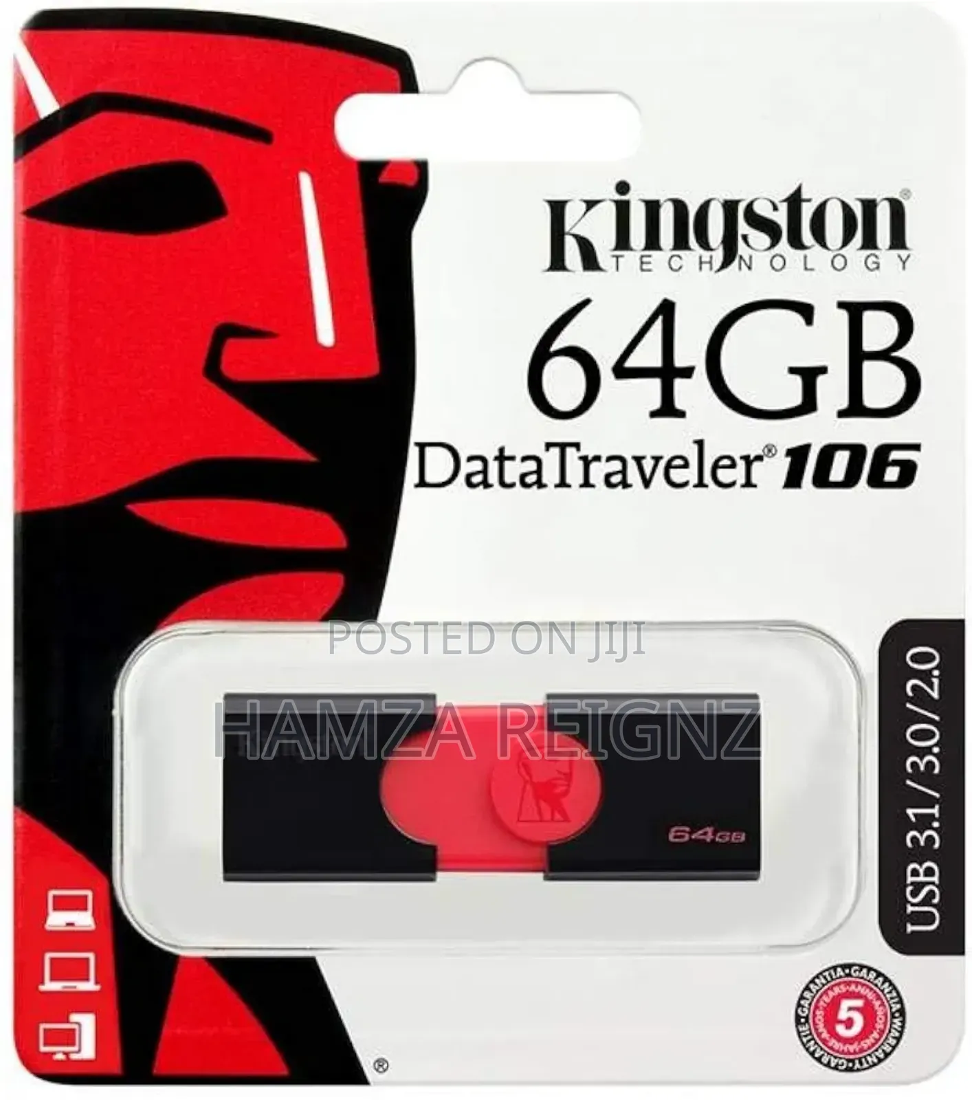 Kingston Data Traveler. Usb3.0 Flash Drive 64gb