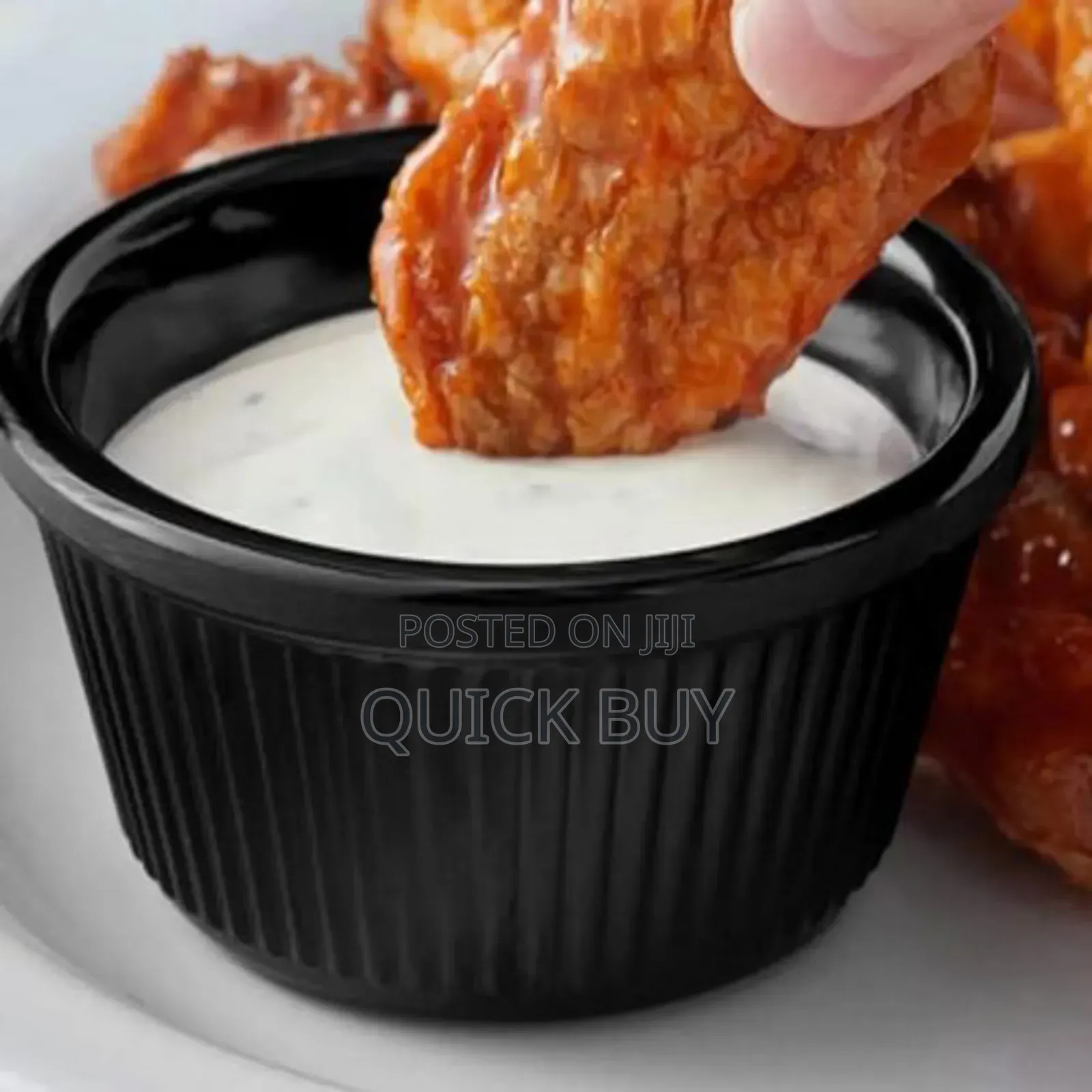 12pcs of Black Mini Souffle Bowl