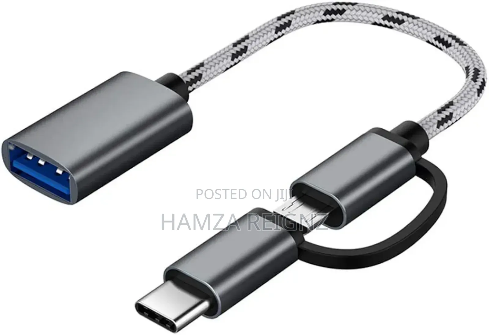 Hb Plus 2 in 1 Otg Adapter Cable Micro Usb and Type C