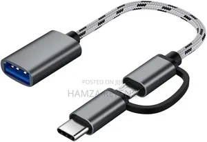 Hb Plus 2 in 1 Otg Adapter Cable Micro Usb and Type C