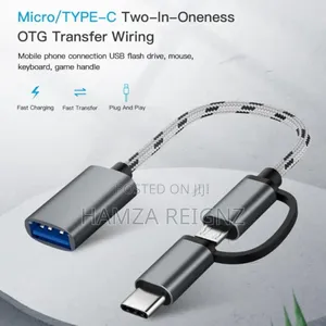 Hb Plus 2 in 1 Otg Adapter Cable Micro Usb and Type C