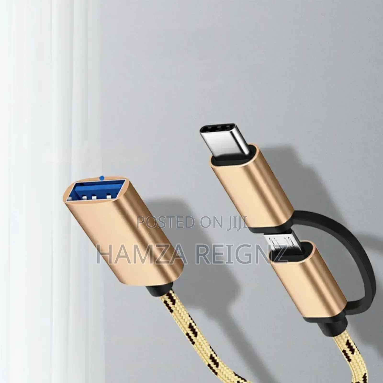Hb Plus 2 in 1 Otg Adapter Cable Micro Usb and Type C