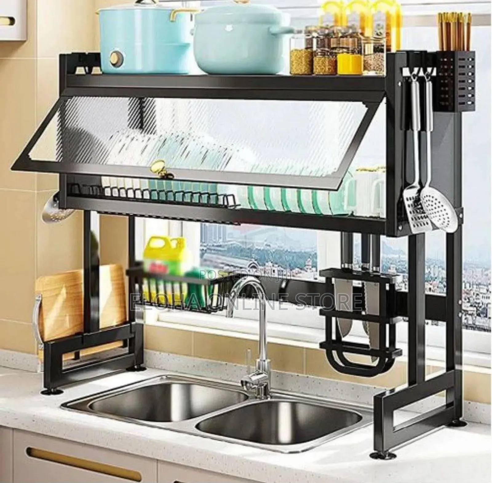 Brand New Over-the-Sink Dish Drying Rack