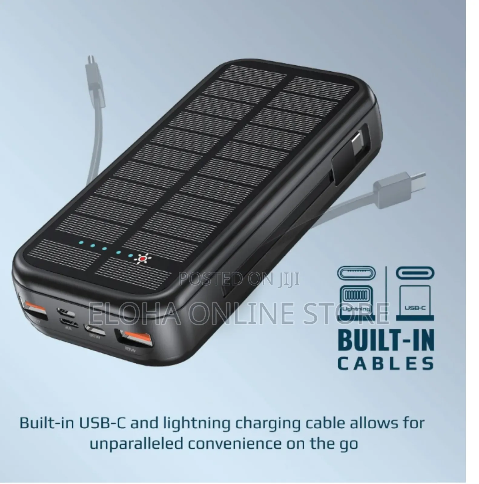 Heavy Duty Solar Power Bank 20000mah Battery Charger