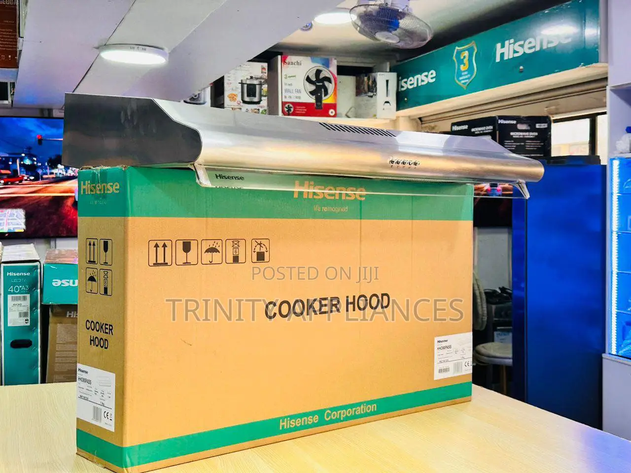Hisense 60*90 Cooker Rangehood -Stainless Steel