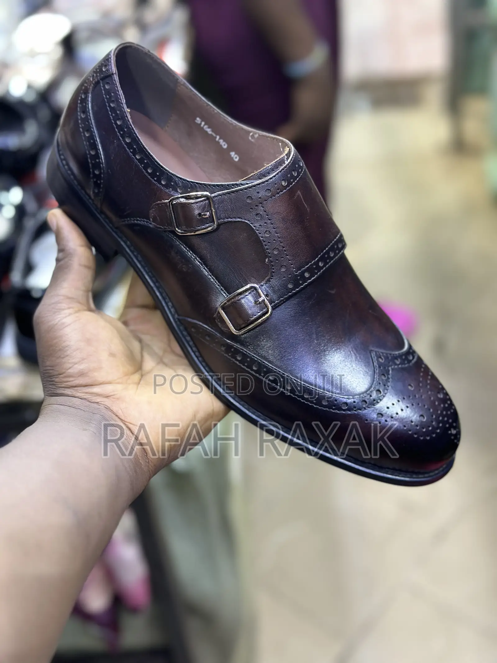 Original Franco Banetti Double Buckle Monk Strap Oxfords