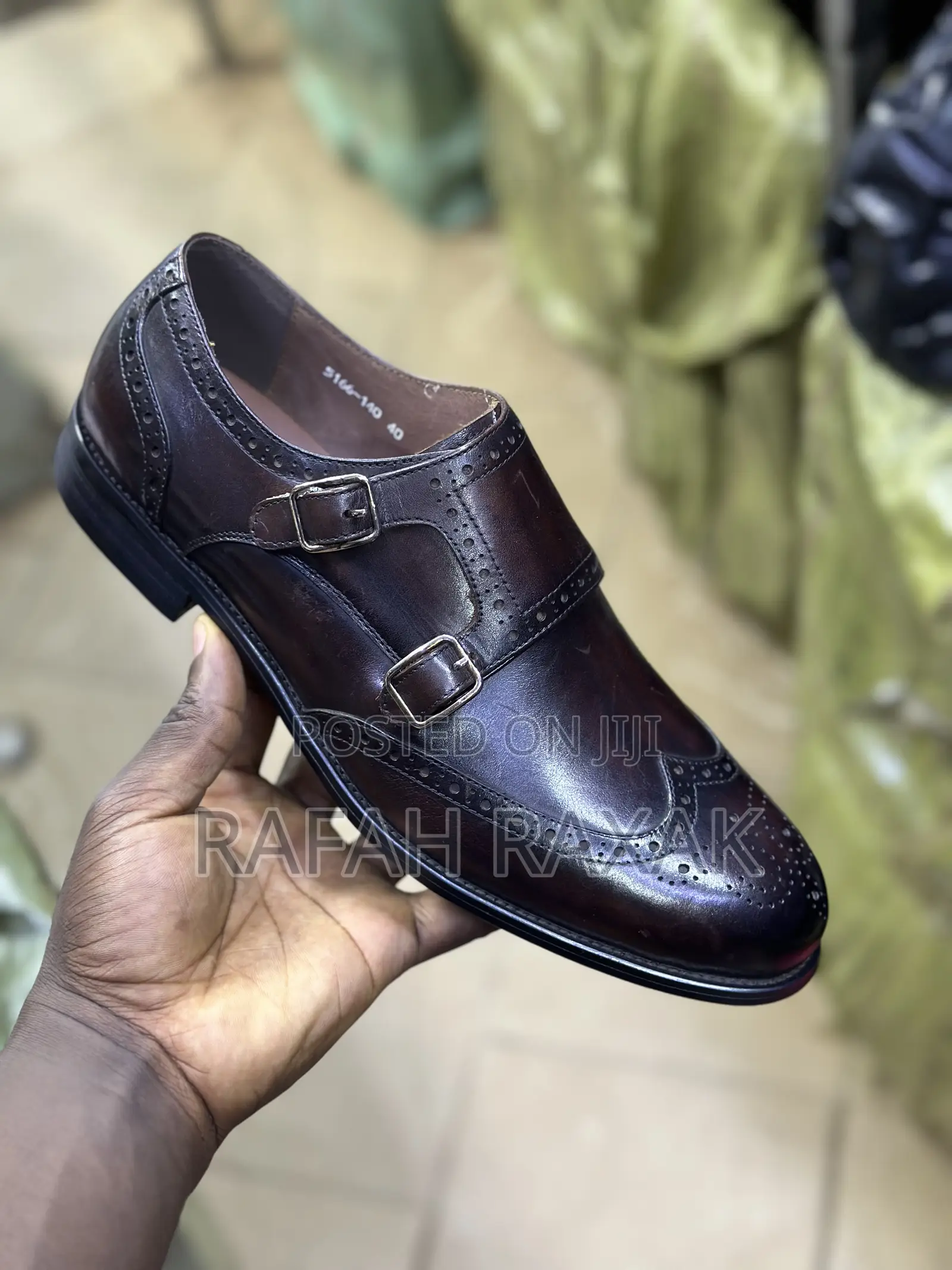 Original Franco Banetti Double Buckle Monk Strap Oxfords