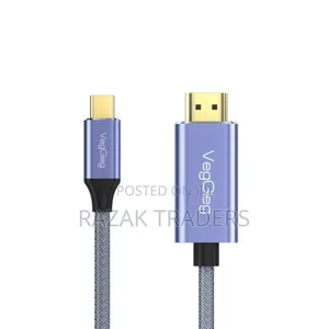 Veggieg 2m Usb C to Dp Cable , Anti- Gold-Plated