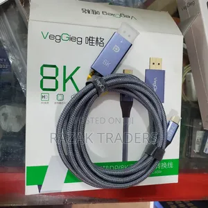 Veggieg 2m Usb C to Dp Cable , Anti- Gold-Plated