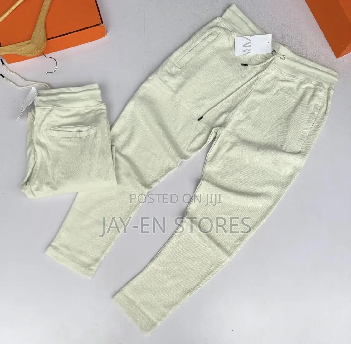 Cream Zara Sweater Pant