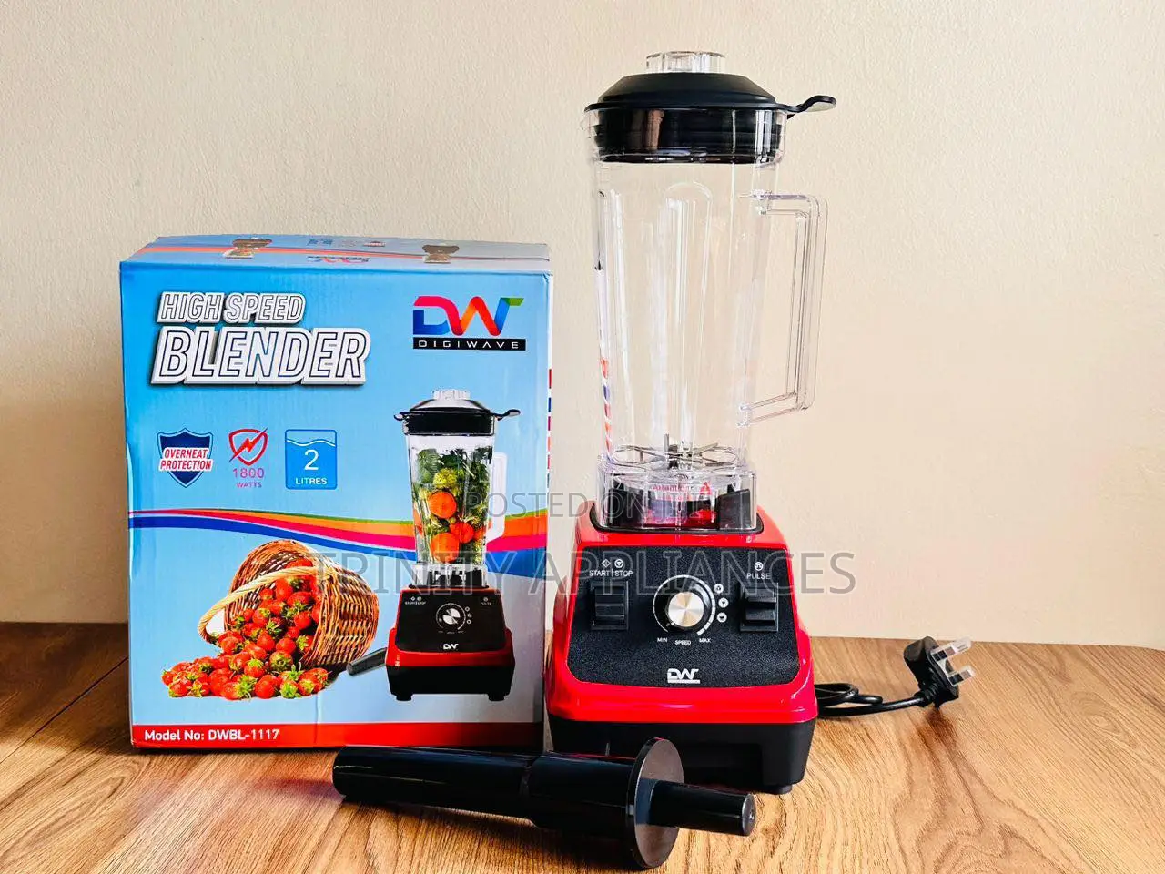 Digiwave 2 Liters Commercial Blender Bpa Free Jar Dwbl1117