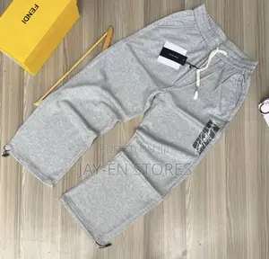 Grey Sweater Pants Available in Different Brands