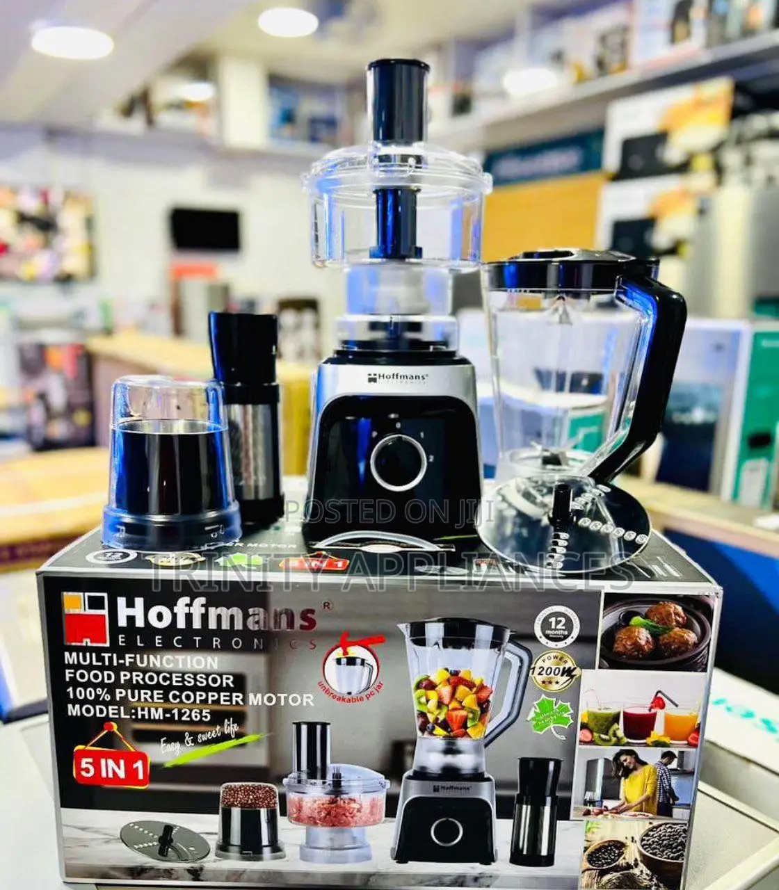 Hoffmans 5 in 1 Multifunction Blender | Hm-1265