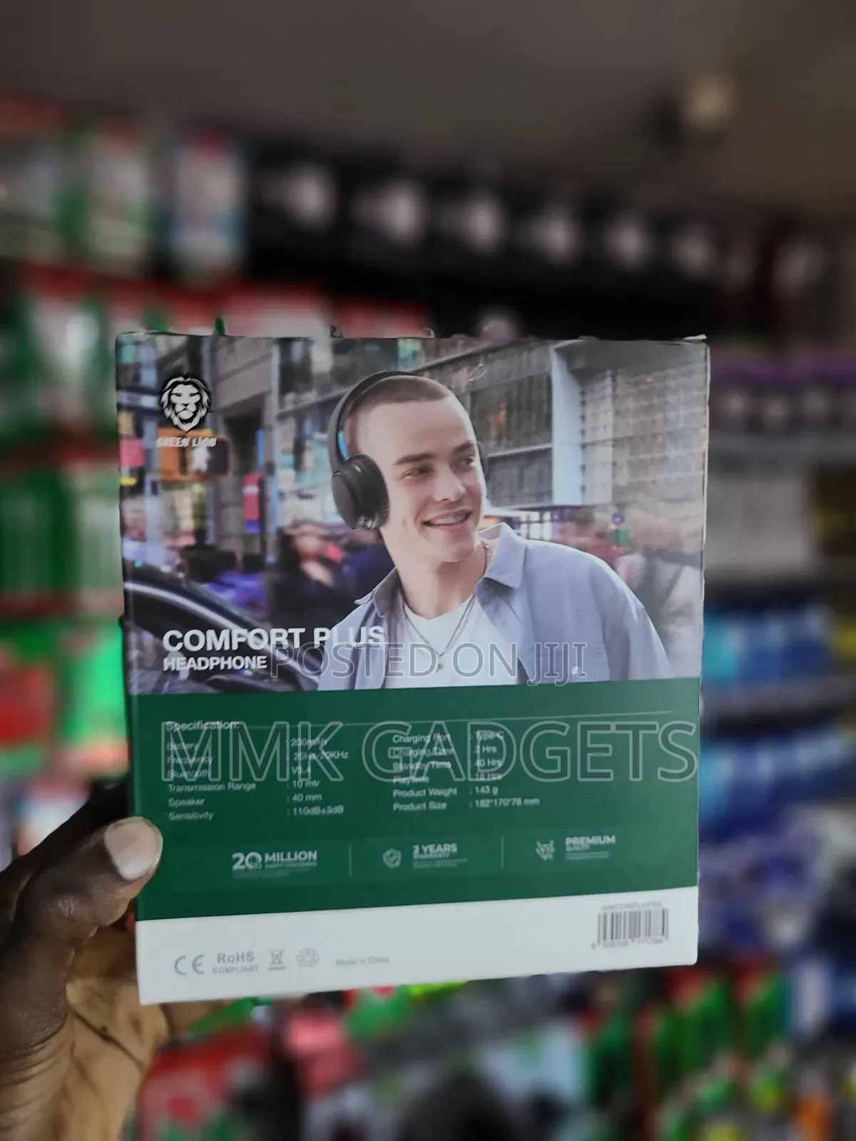 Green Confort Plus Headphones