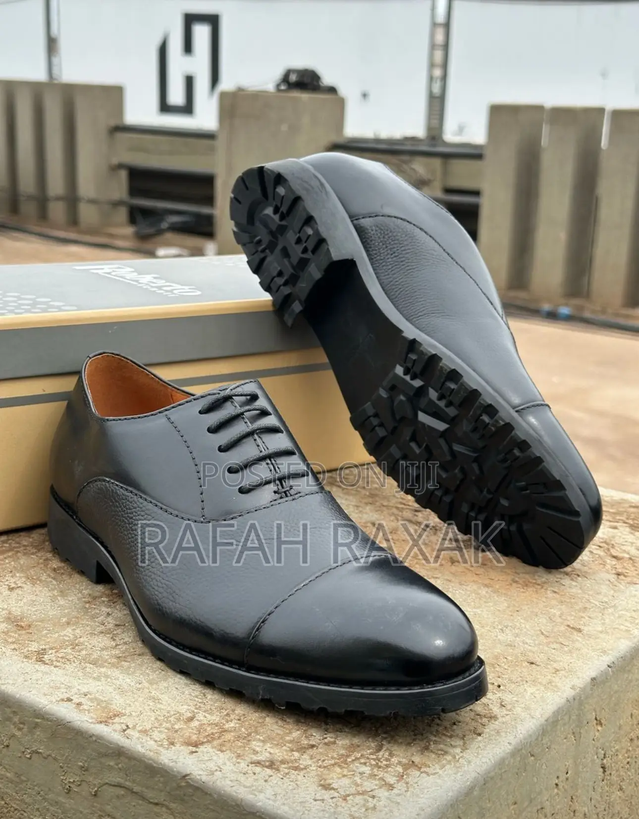 Original Black Ambrogio Italian Gentle Lace Up Shoes