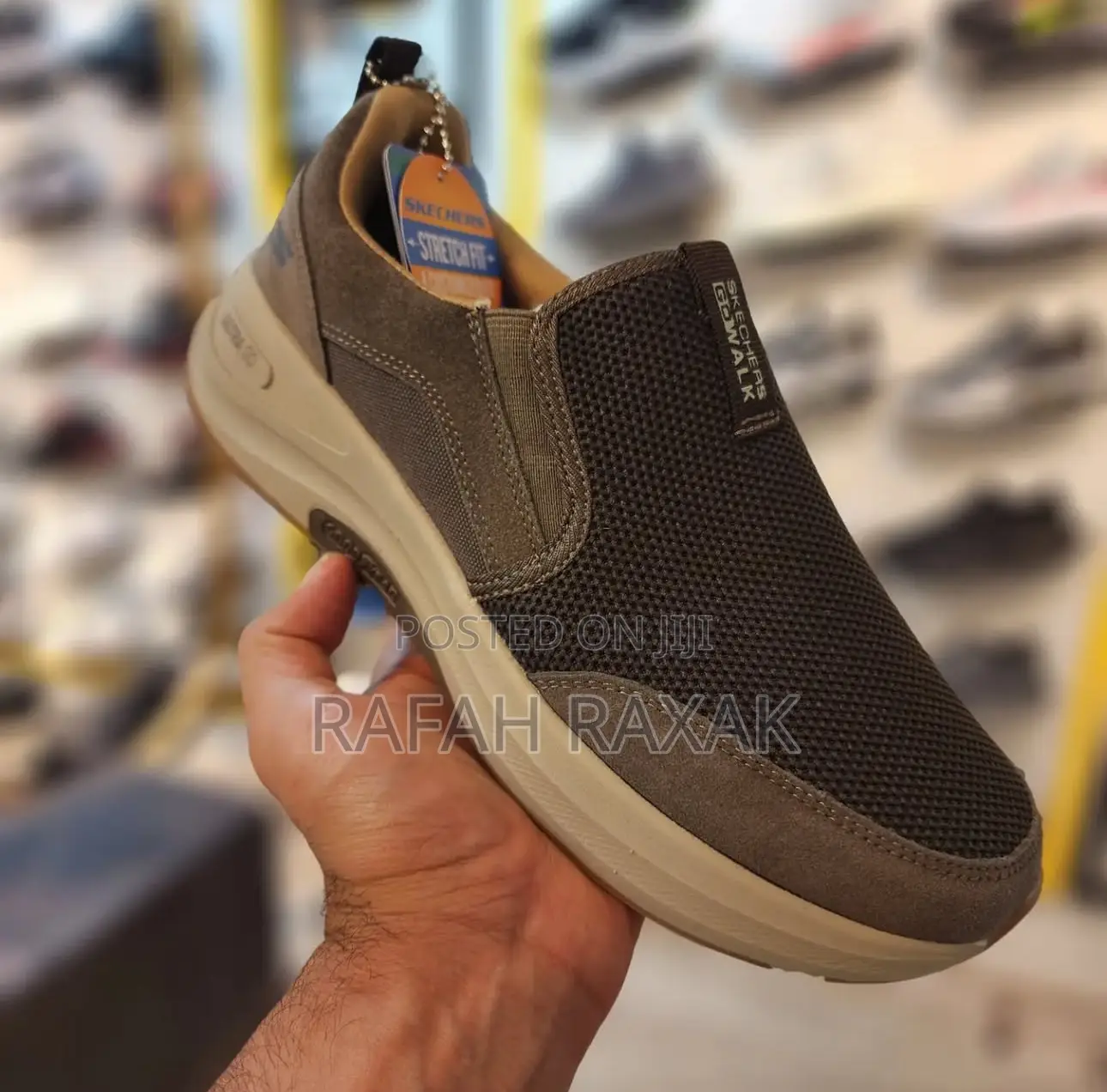 Original Brown Skechers Go Walk Ultra Outdoor Sneakers