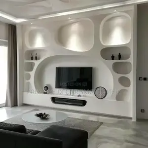 Gypsum Majestic Tv Unit Amazing