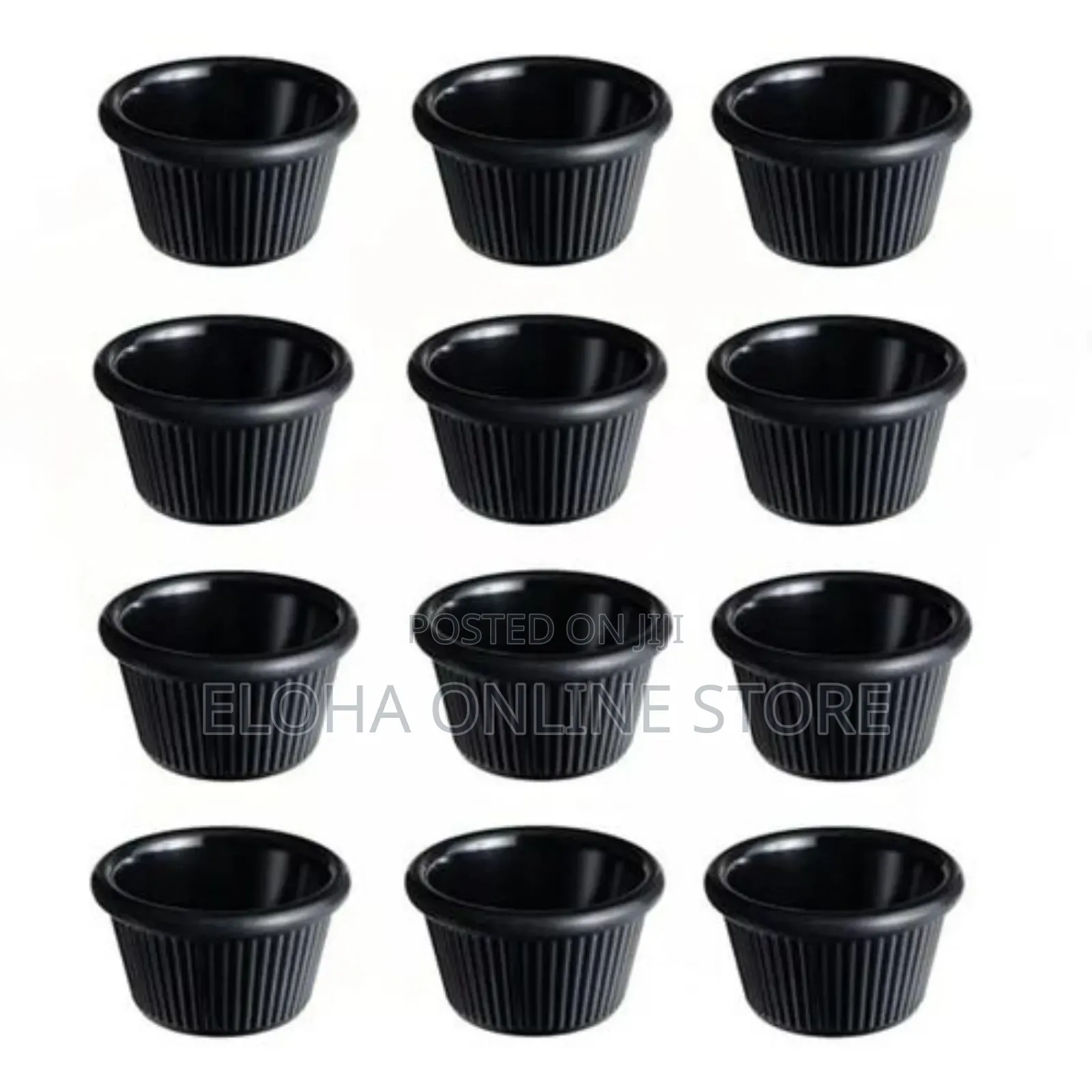 12 Pieces Elegant Classic Style of Ramekins/Dipping Bowls