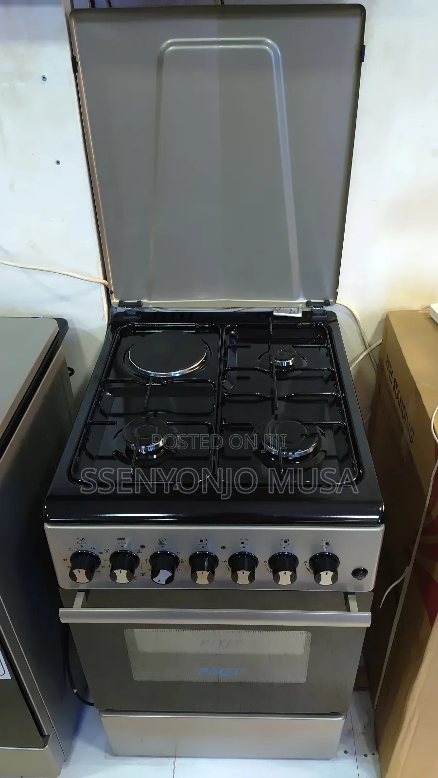 Pixel 3 Auto Ignition Gas + Electric Oven Cooker - 50x60cm