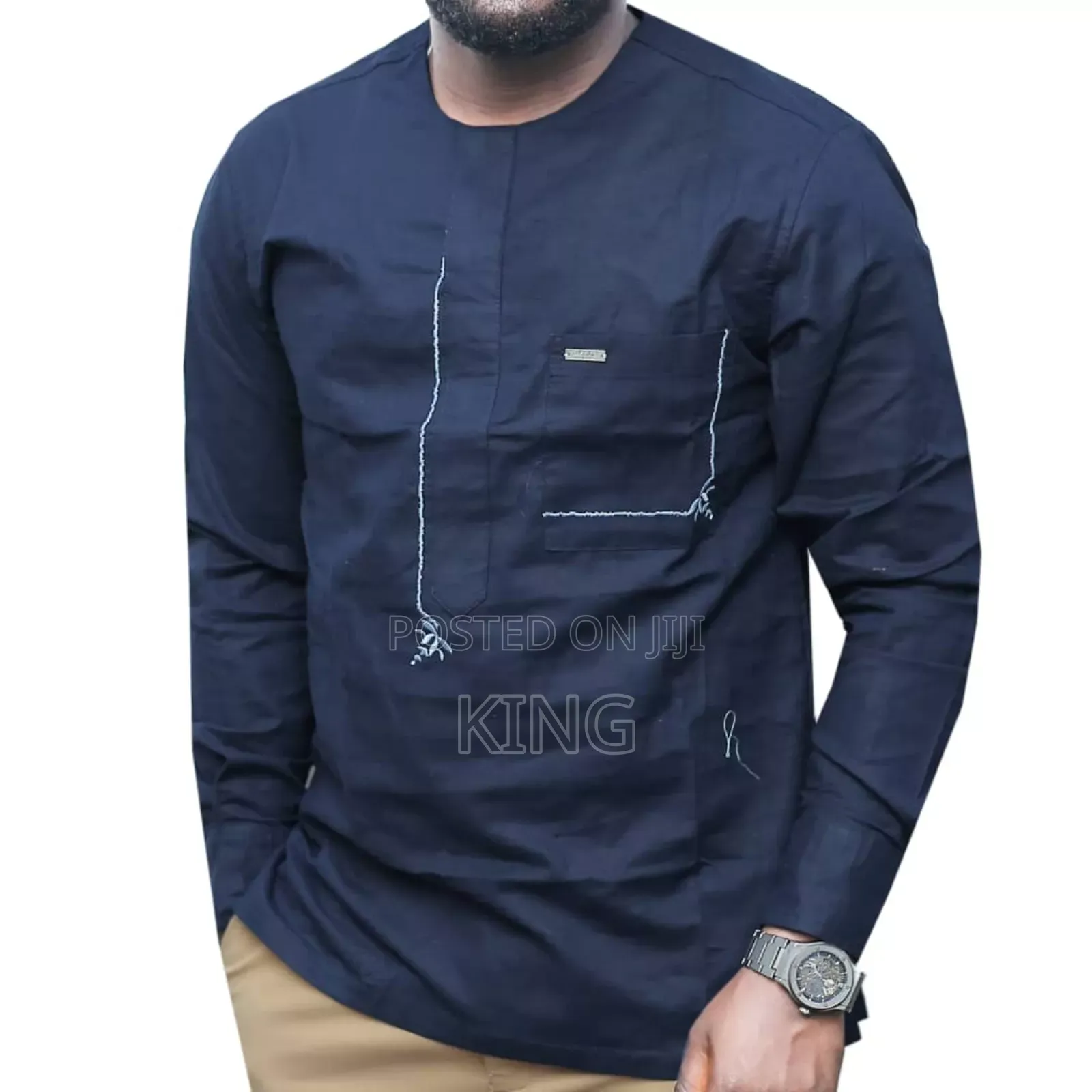 Vastie Kitengi African Linen Shirt