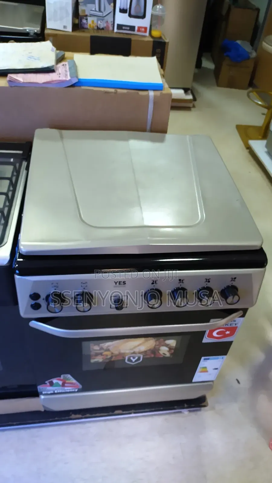 Yes Cooker 60x60cm Fully Gas - 4 Gas Burner Oven -