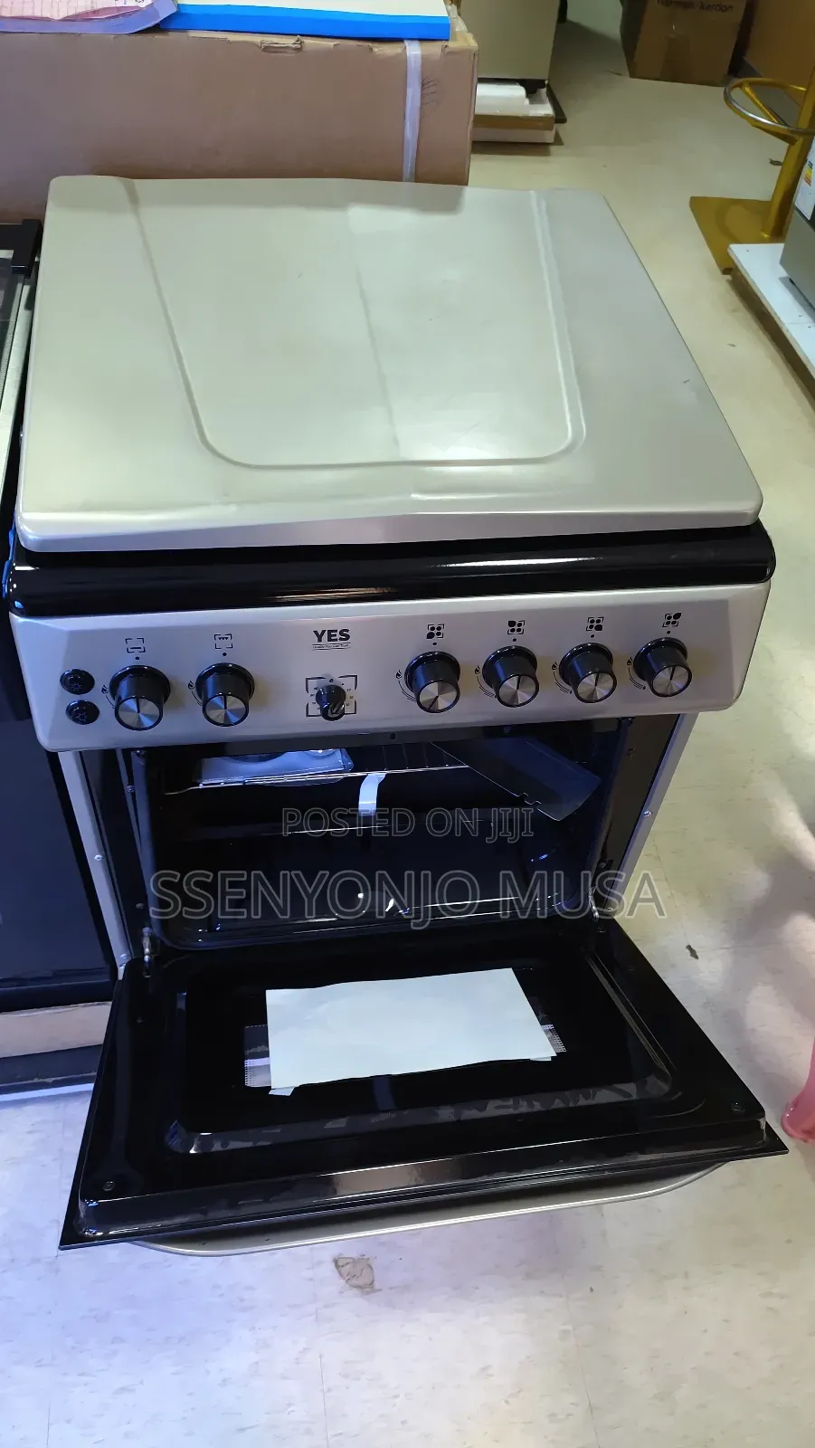 Yes Cooker 60x60cm Fully Gas - 4 Gas Burner Oven -