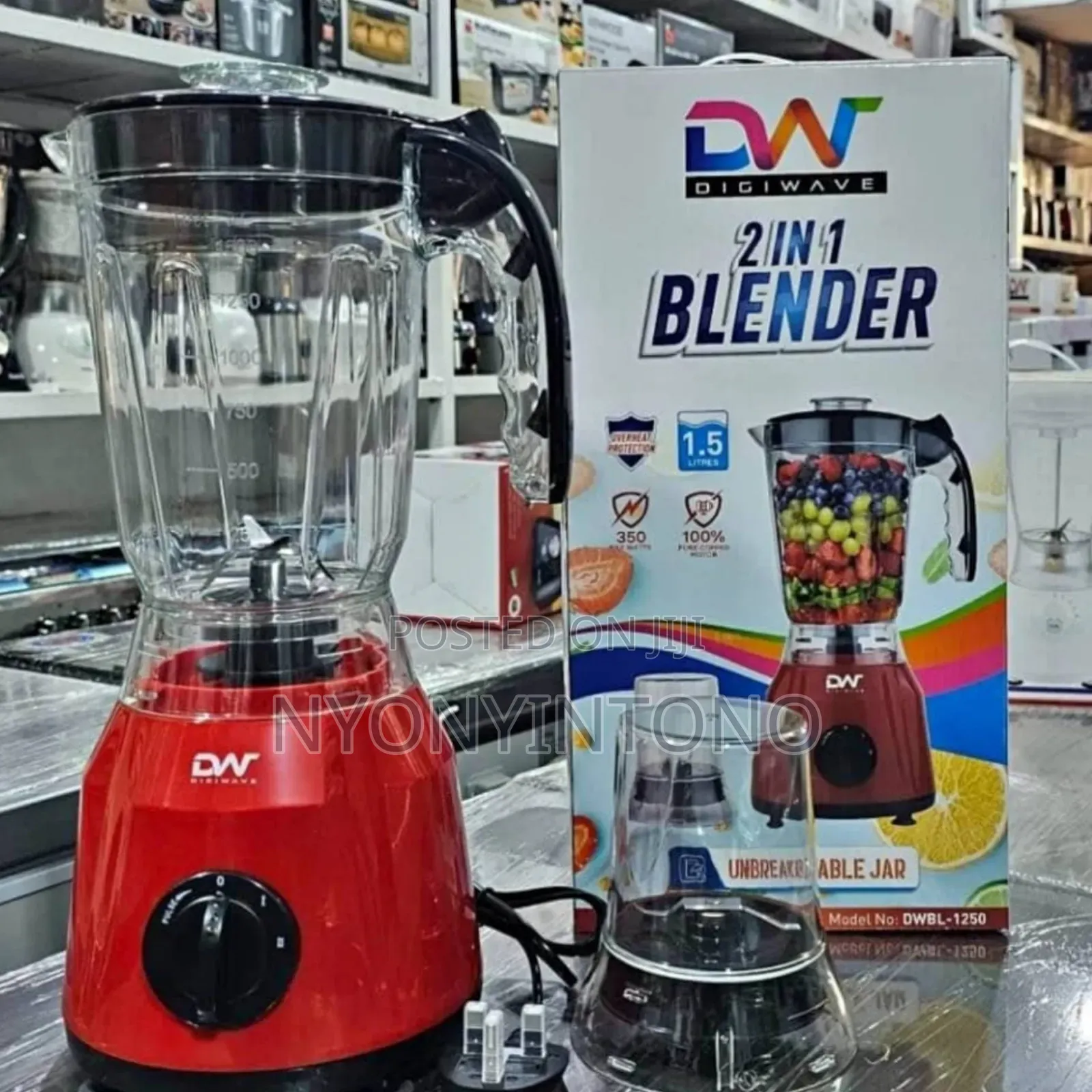 Digi Wave 2 in 1 Juice Blender With Grinder