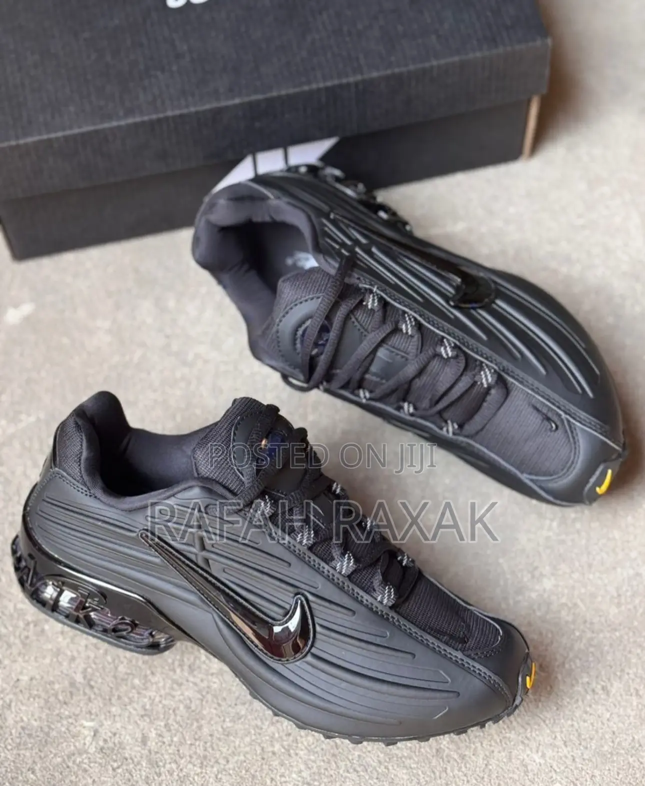 Original Black Nike Air Max Plus Luxury Sneakers