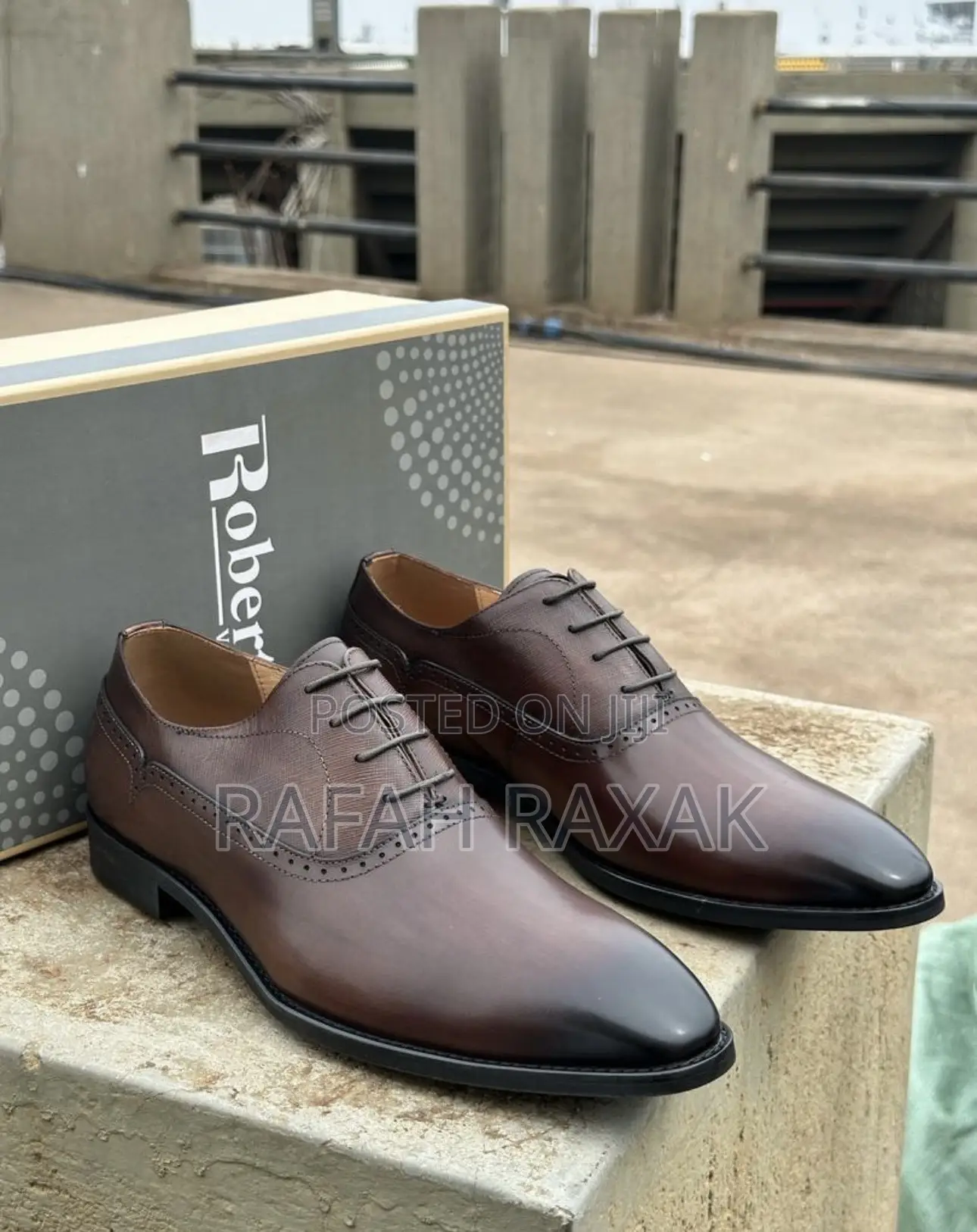 Men’S Lace Up Ambrogio Italian Gentle Leather Shoes