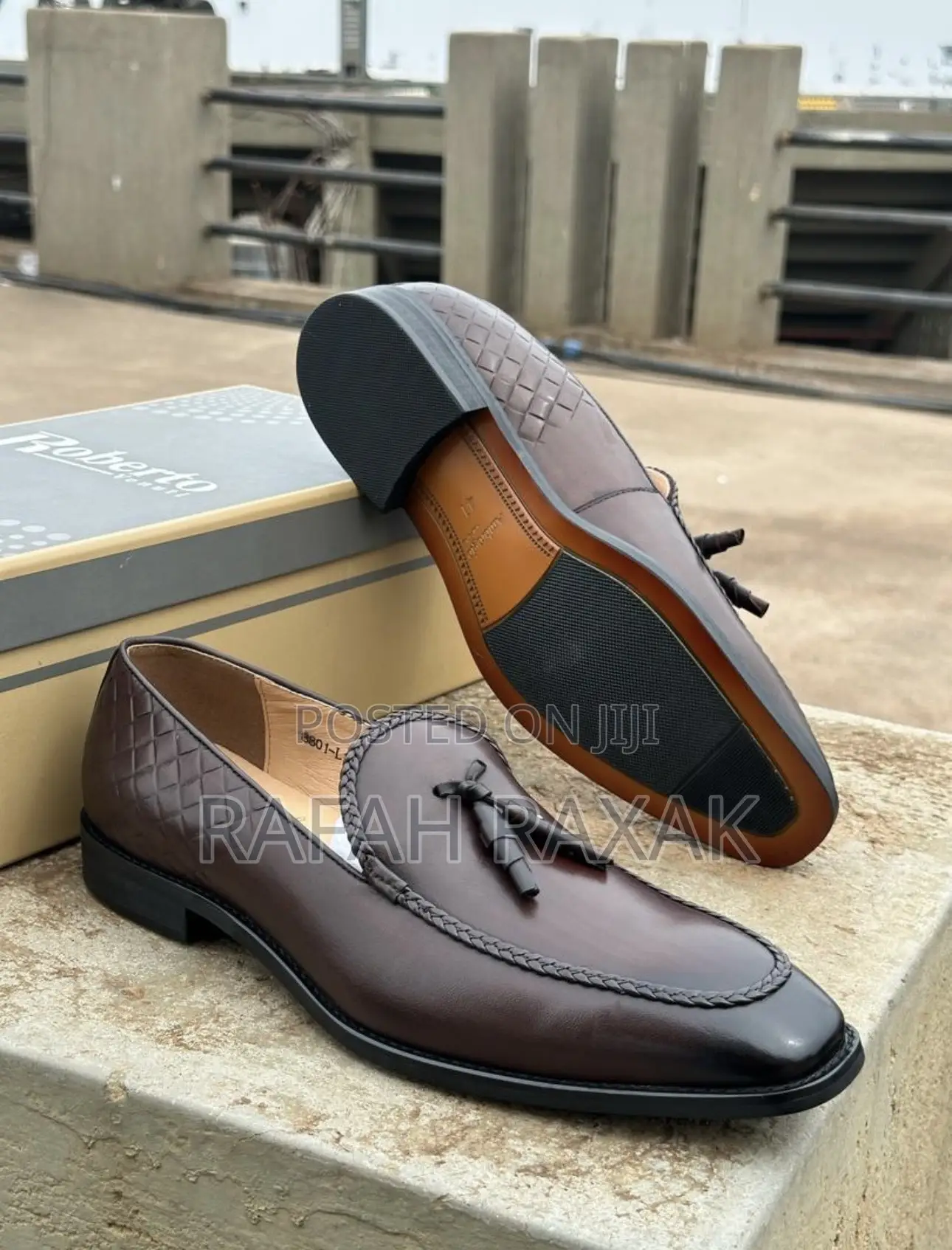 Original Men’S Italian Ambrogio Gentle Leather Loafers