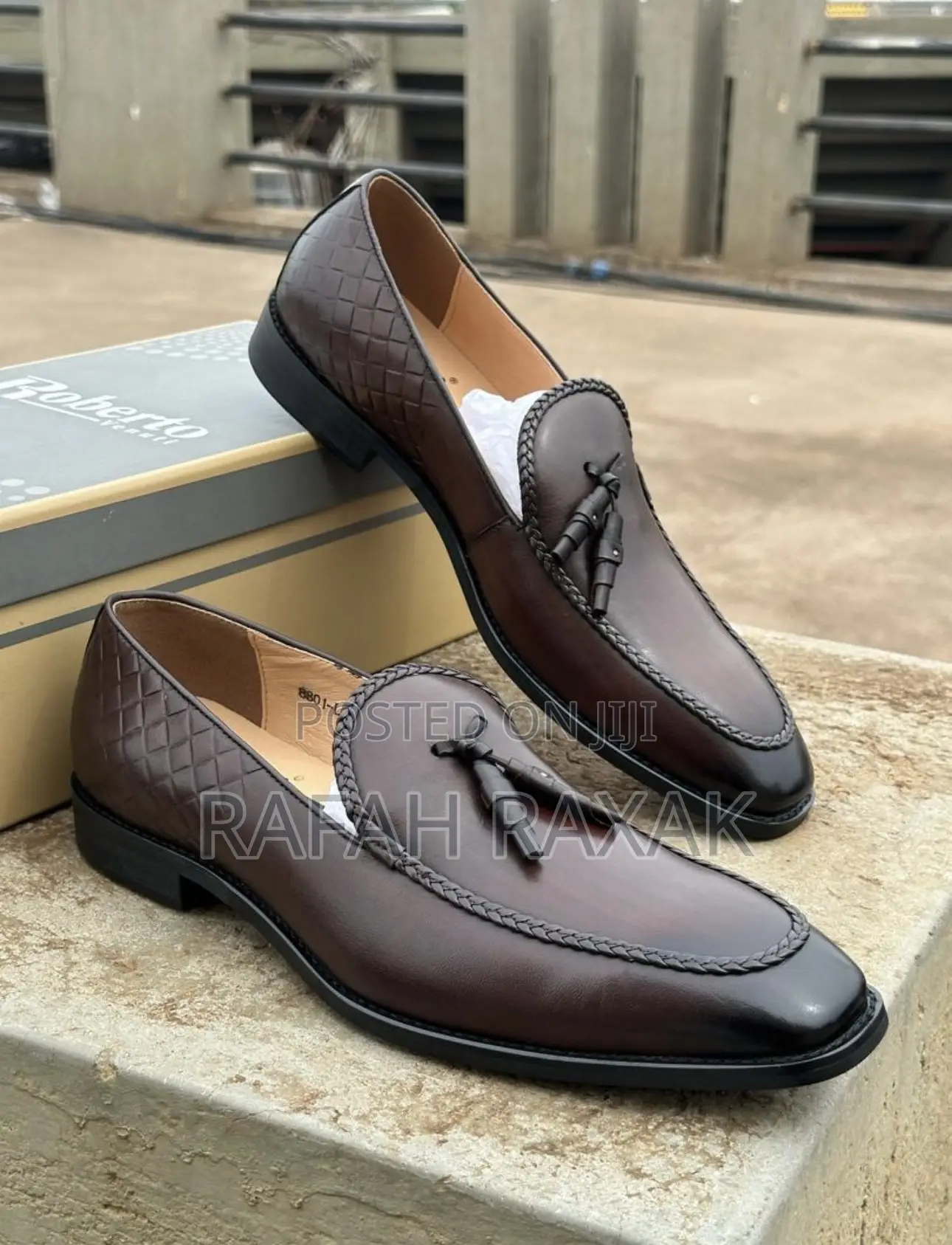 Original Men’S Italian Ambrogio Gentle Leather Loafers