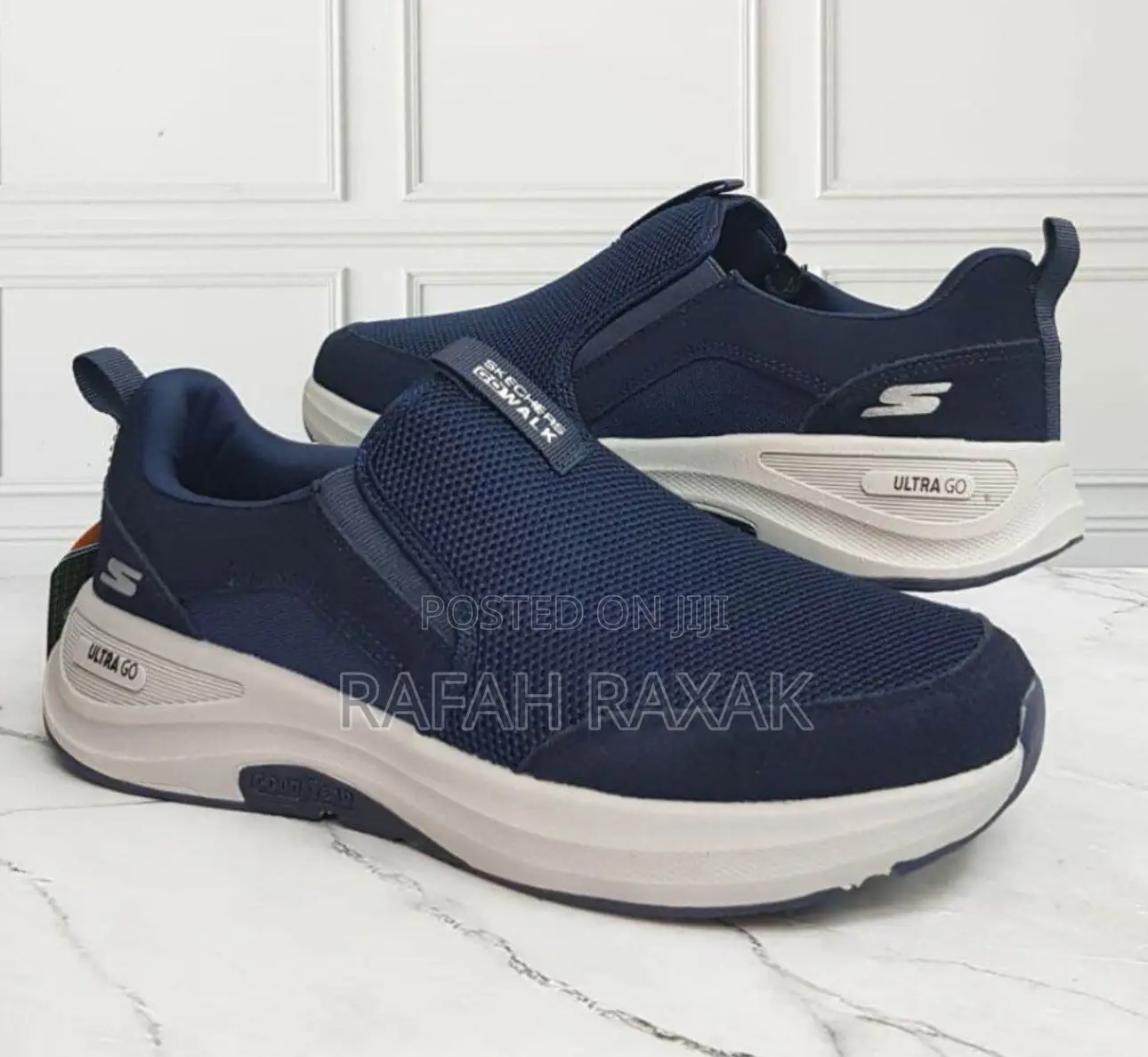 Original Navy Blue Skechers Go Walk Ultra Go Outdoor Sneaker