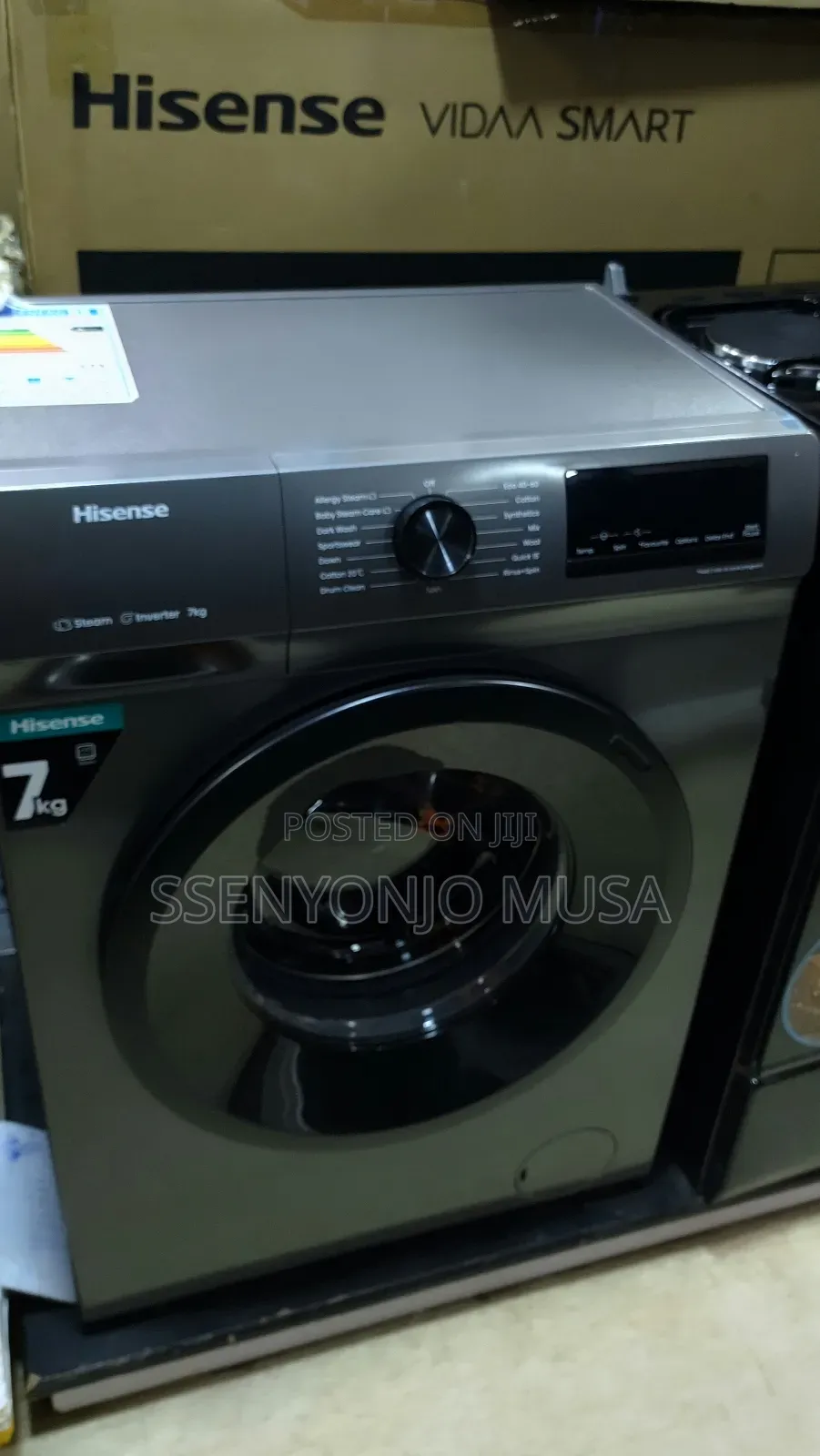 Hisense 7kg Wfkv7012t Front Load Washing Machine - 1200 RPM