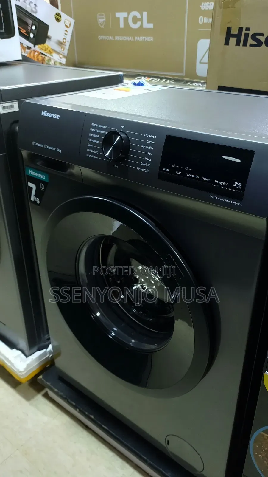 Hisense 7kg Wfkv7012t Front Load Washing Machine - 1200 RPM