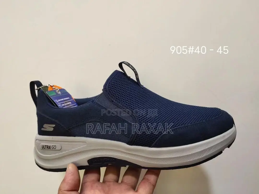 Blue Skechers Go Walk Ultra X Good Year Outdoor Sneaker