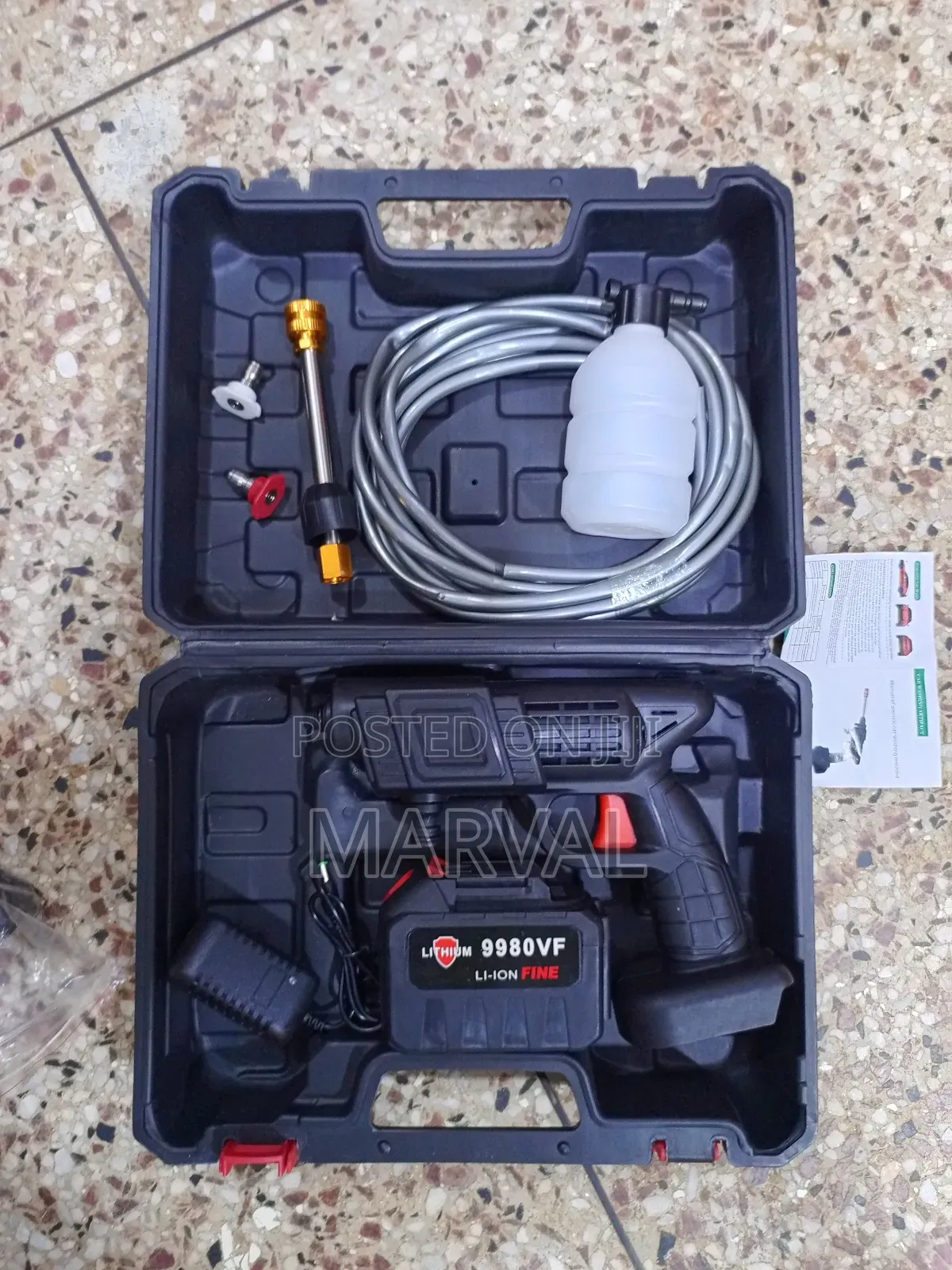 Bigger Battery Jet Car Washer