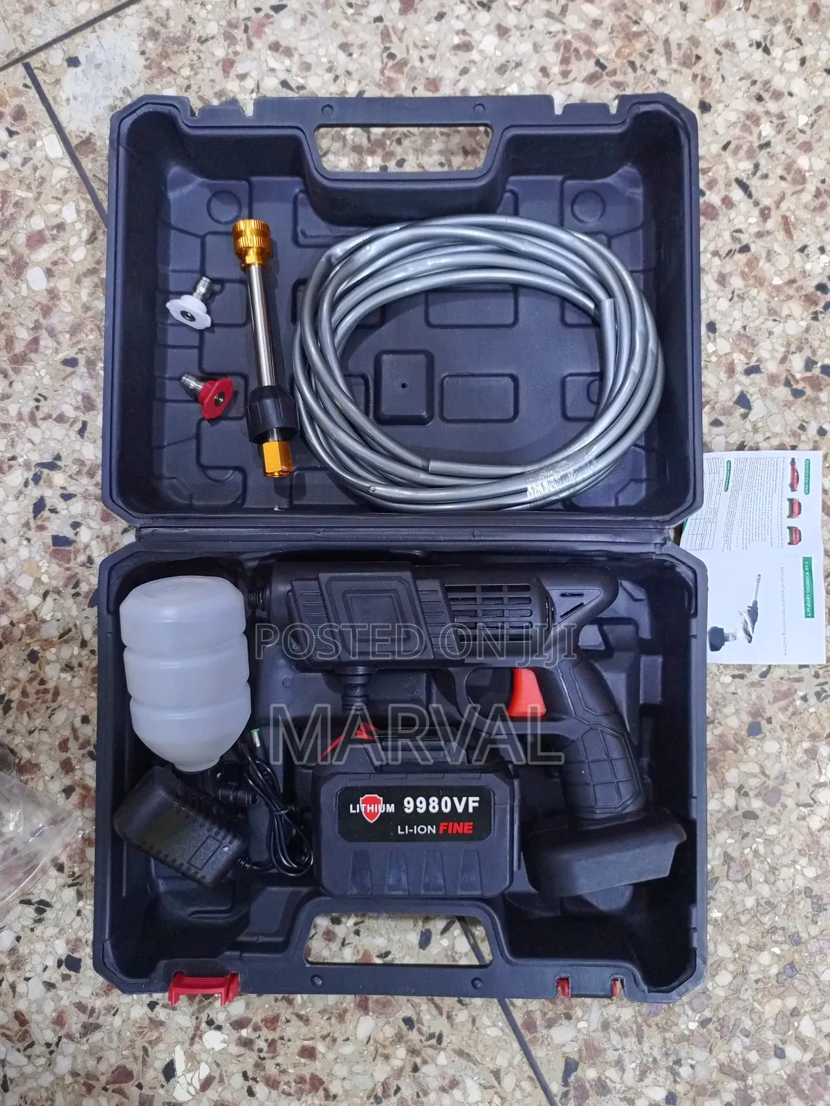 Bigger Battery Jet Car Washer