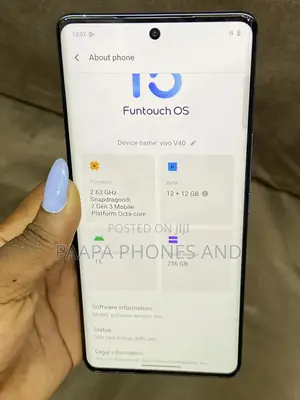 Vivo V40 5G 256 GB Blue